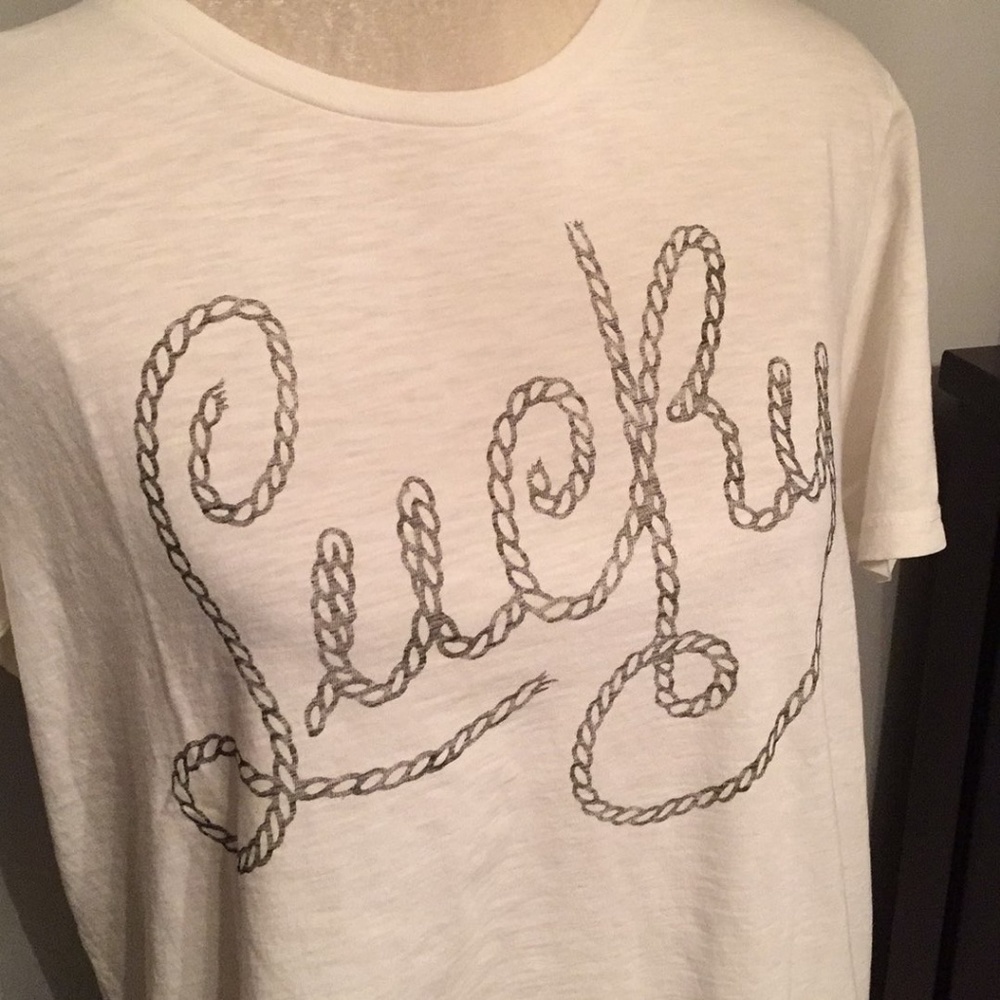 Lucky Brand Lasso Tee NWT - Picture 1 of 2